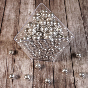 Сахарные шарики Серебро 8 мм, 1 кг