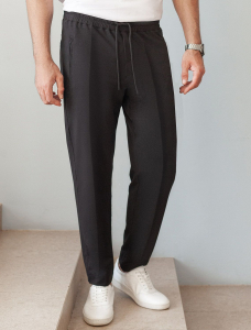 Брюки джоггеры на резинке из премиального футера двухнитки