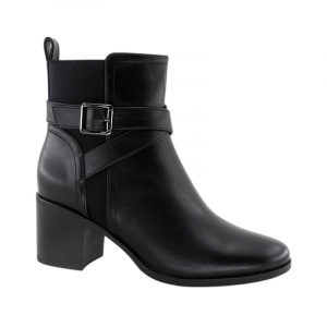 Amarpies Botin Negro Moda Mujer
