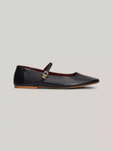 Leather Mary Jane Ballet Flat