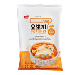 Yopokki Рисовые Топокки с сыром, мягкая упаковка, 240 гр