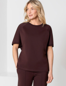 Футболка свободная из футера двухнитки с эластаном