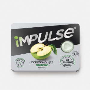 «Impulse», конфеты «Освежающее яблоко», 12 г (упаковка 15 шт)