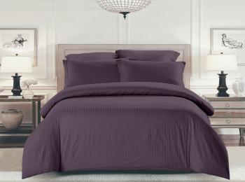 Наволочка Шпинель виноградный джем страйп-сатин