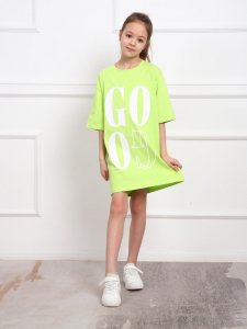 Летс гоу - туника салатовый