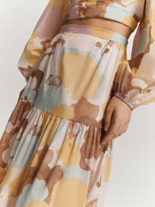 Юбка-миди из хлопка