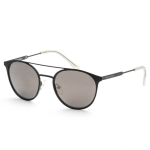 unisex 51 mm matte black sunglasses