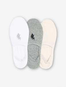 LADIES 3PK CORE ASSORTED LINER SOCKS