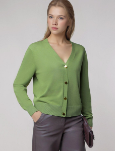 Жакет тонкой вязки из вискозы с нейлоном