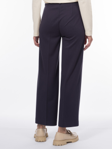 Укороченные брюки из вискозного трикотажа