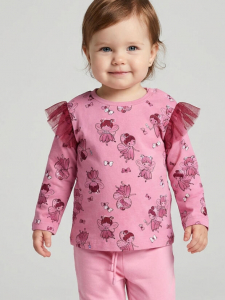 Лонгслив для девочки