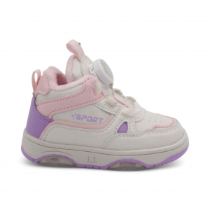 Кроссовки с LED подсветкой С7776-20 бежевые