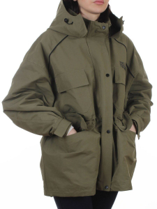 3092 GREEN Куртка демисезонная женская (100 гр. холлофайбер)