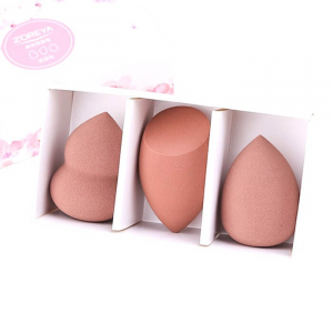 Набор из 3 спонжей для макияжа Zoreya - коричневый