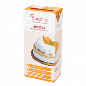 Сливки растительные Виппак 26% 1 л