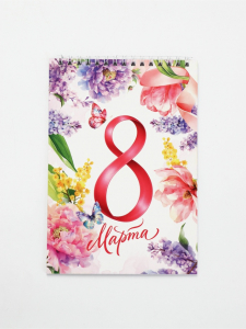 Блокноты А5,40 л на гребне, обложка картон 