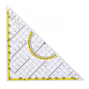 Треугольник 45 градусов с держателем Koh-I-Noor