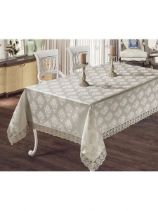 Скатерть EFOR DAMASK 160*350 прямоугольная капучино CAPI