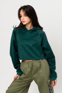 Свитшот 2 оверсайз короткий