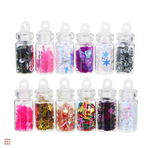 Декор для дизайна ногтей в баночках 