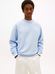 Embroidered Logo Interlock Sweatshirt