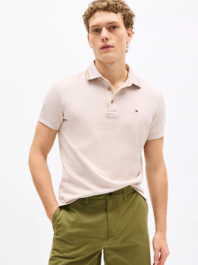 Slim Fit Heathered Polo
