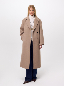 Шерстяное пальто с мембраной