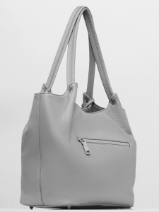 Женская кожаная сумка Richet 2535LN 253 Серый