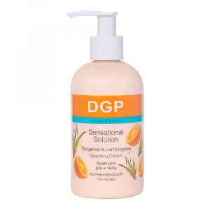 Domix Green Professional Крем для рук и тела выравнивающий тон кожи / Tangerine & Lemongrass, 260 мл