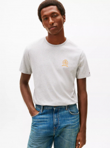 Embroidered Crest Logo T-Shirt