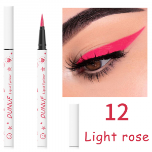 Цветная водостойкая подводка для глаз DUNUF Liquid liner 12 (без упаковки)