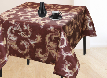 Шоколад Скатерть +салфетка 30*30(6шт) трикот