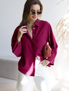 Блузка из лиоцелла с вискозой