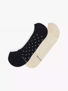 Print No-Show Ankle Sock 2-Pack