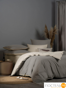 SleepiX ЮКО сер/св-беж КПБ 145х205-2/230х250-1/50х70-2/70х70-2, 7 пр., 60%полимодал, 40%бамб. волокно