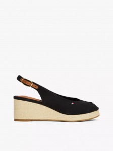 Slingback Mid-Wedge Espadrille Sandal