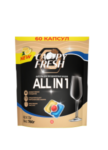 Капсулы для посудомоечной машины (60 шт.)CAPYFRESH