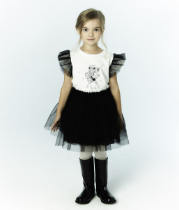 GIRLS Mesh skirt/ Юбка детская/AW23TKG059