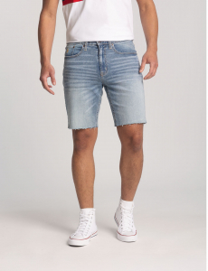 SLIM STRAIGHT 5 POCKET DENIM SHORTS