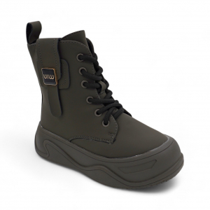 Ботинки на меху Y3-6 зеленые