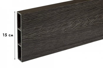 Доска грядочная NauticPrime Esthetic Wood с 3D рисунком из ДПК 97 см (h=15 см)