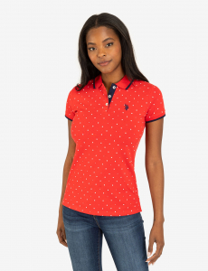 DOT PRINT POLO SHIRT