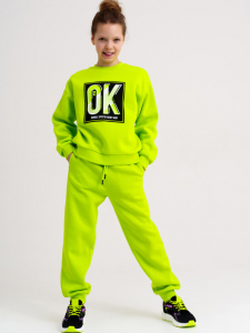 Комплект для девочки: толстовка, брюки