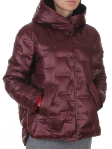 H962 BURGUNDY Куртка пуховая женская