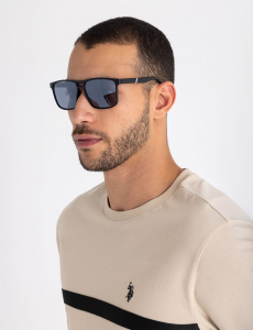 MEN'S POLARIZED SPORT RECTANGULAR SUNGLASSES