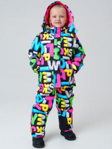 Комплект зимний для девочки: куртка, полукомбинезон
