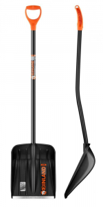 Лопата снеговая с металлическим прорезиненным черенком Finland