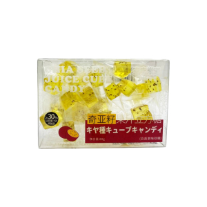 Конфета желейная с семенами Чиа со вкусом маракуйи GuandongLefen, 80 г