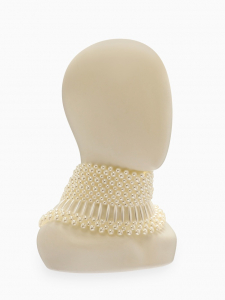 Колье-чокер жемчуг «Богема», d=8, 10, 12, белое