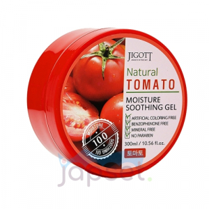 Jigott Natural Tomato Moisture Soothing Gel Универсальный увлажняющий гель с экстрактом томата, 300 мл